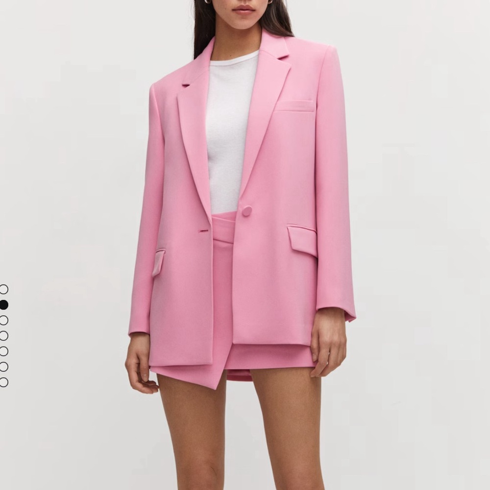 Mango Flap Pockets Pink Blazer Brand New 💖